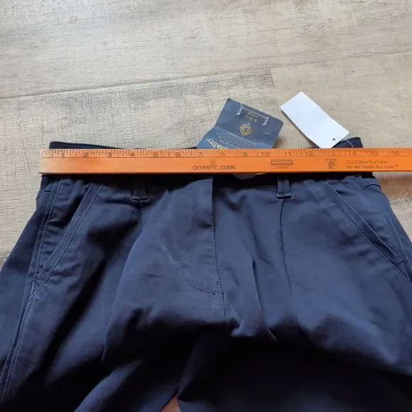 Democracy Ab"solution® Women's Skyrise Colored Trouser Pants Navy Blue Size 4 - Picture 5 of 8